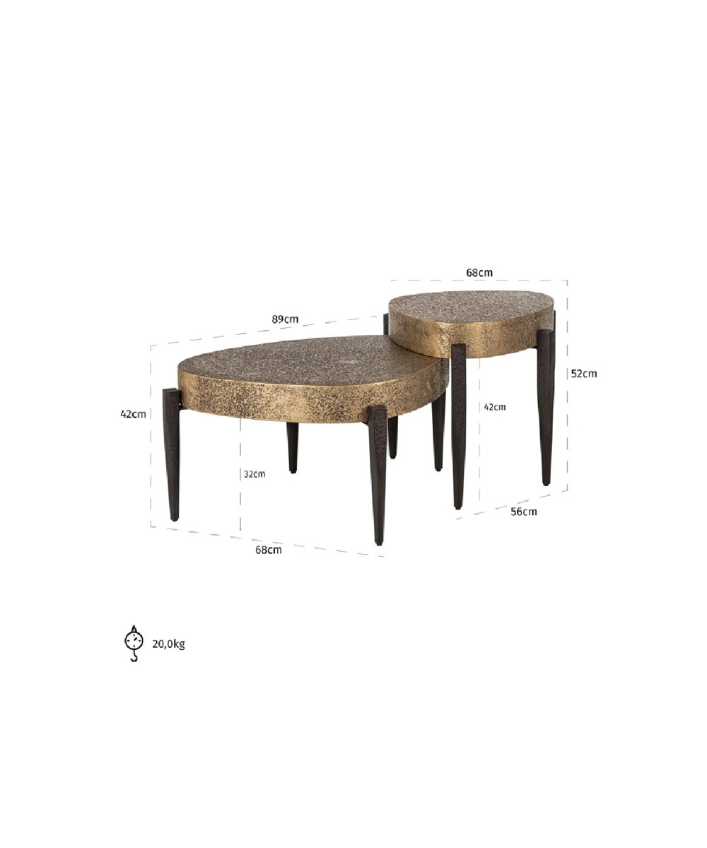 OROA Marquee Coffee Nesting Tables | Perigold